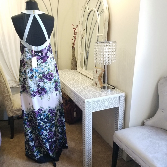 🔥LAST 1🔥NWT TED BAKER FLORAL MAXI DRESS - Picture 5 of 9